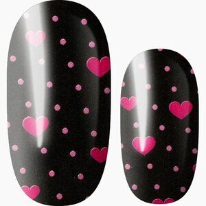 3 For 15 - LILY & FOX - LOVE BITES Nail Stickers Wraps Strips Valentine's Hearts